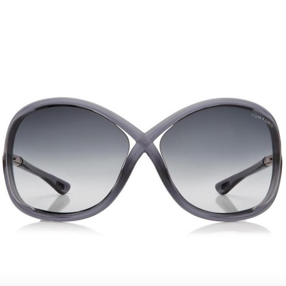 Tom Ford — Whitney Oversized Soft Round Sunglasses